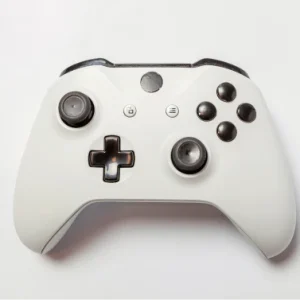 White joystick gamepad